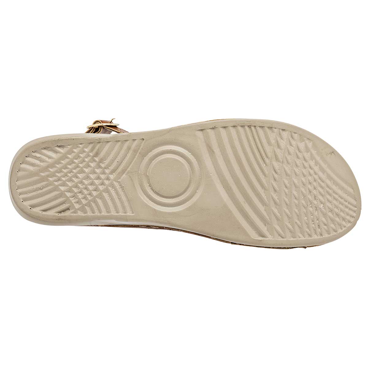 Sandalia confort para mujer marca Mora Confort Beige cod. 117048