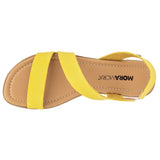 Sandalia para mujer marca Moramora Amarillo cod. 117066