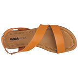 Sandalia para mujer marca Moramora Naranja cod. 117068