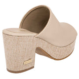 Sandalia para mujer marca Moramora Beige cod. 117077