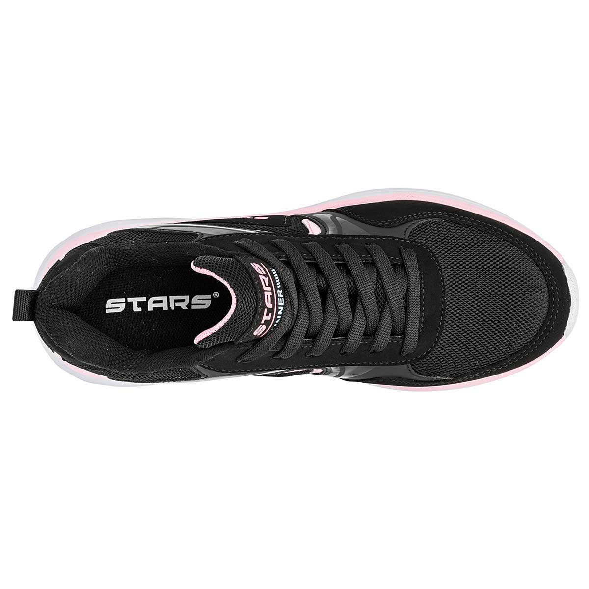 Tenis urbano para mujer marca Stars Of The World Negro cod. 117291