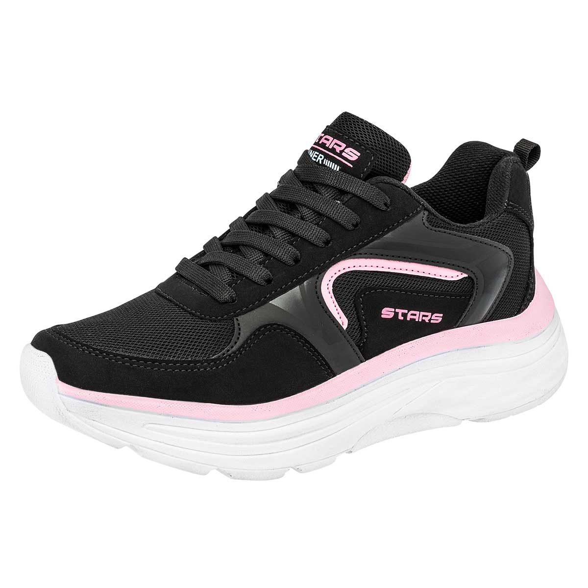 Pakar.com  | 🎄 Regalos de navidad y fin de año | Tenis urbano para mujer marca Stars Of The World Negro cod. 117291