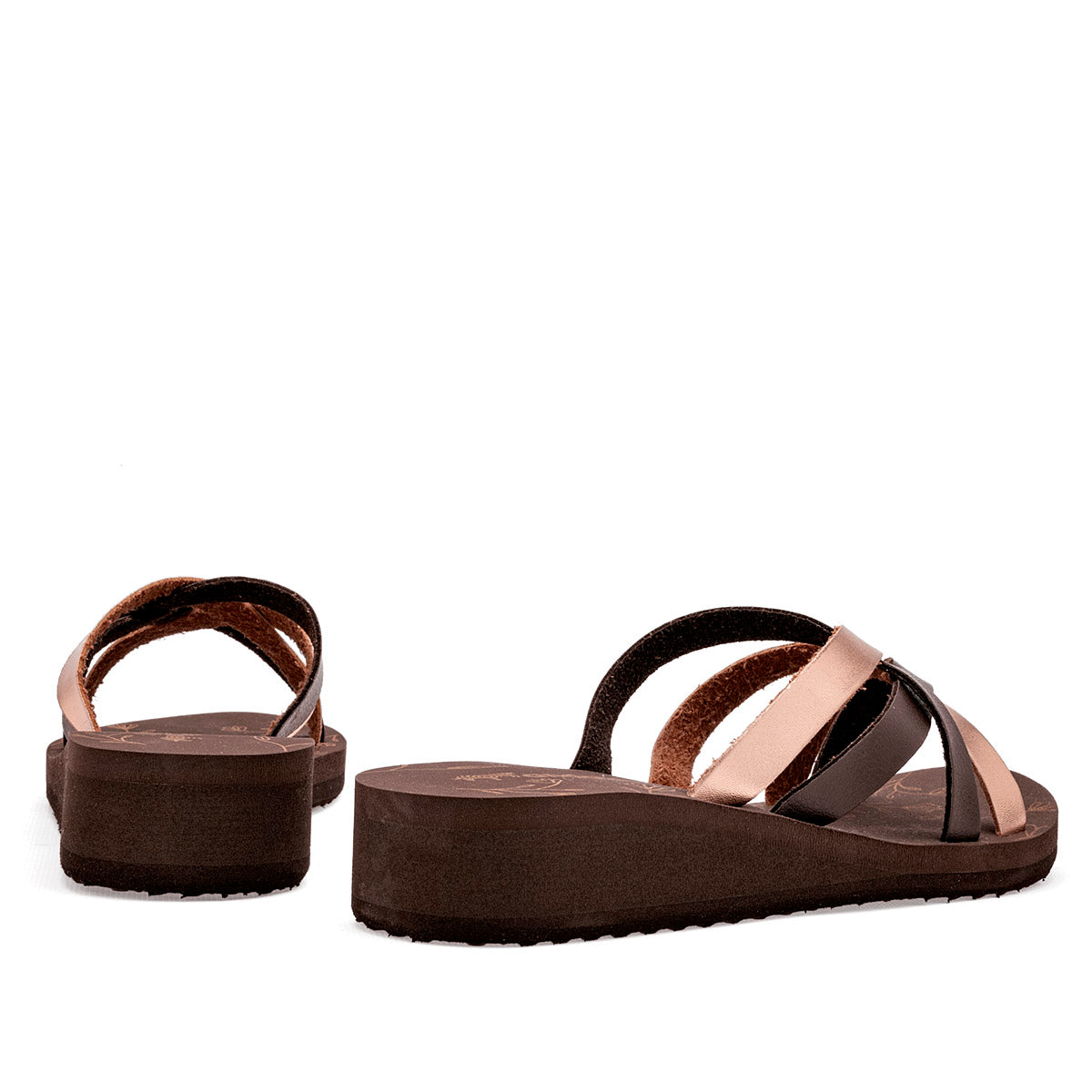 Sandalia para mujer marca Sideletas Café cod. 117692