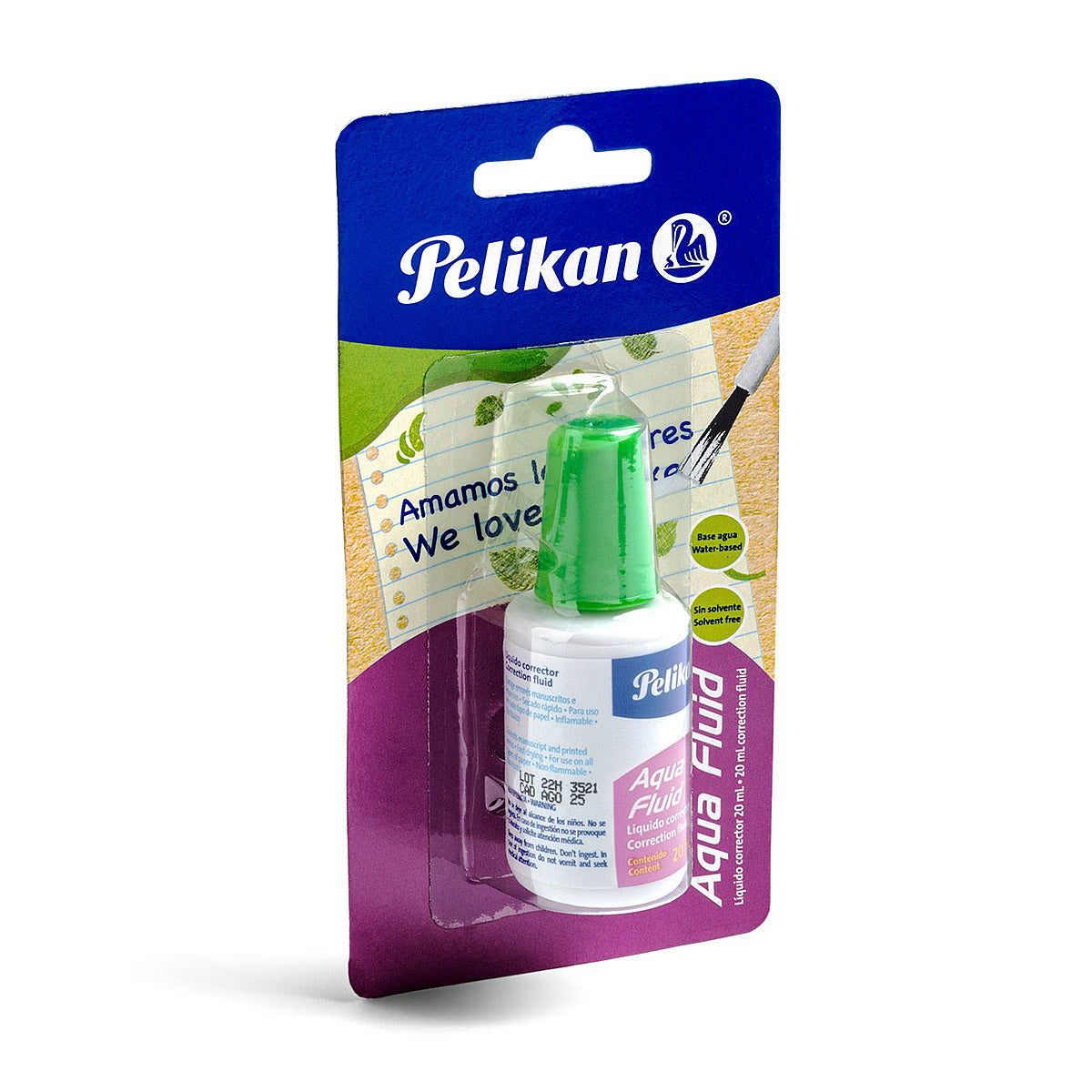 Pakar.com | Tienda online - Corrector Aqua Fluid de 20ml Pelikan | Graduaciones y vacaciones de Verano 2025