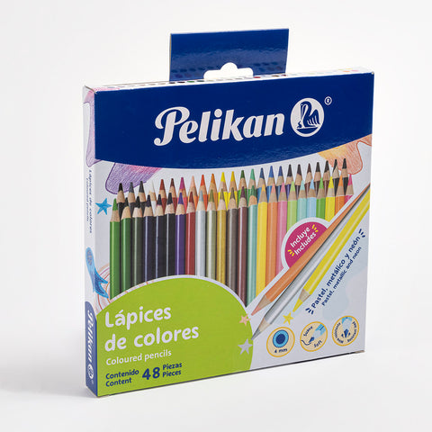 Lápices de colores 48 piezas Pelikan