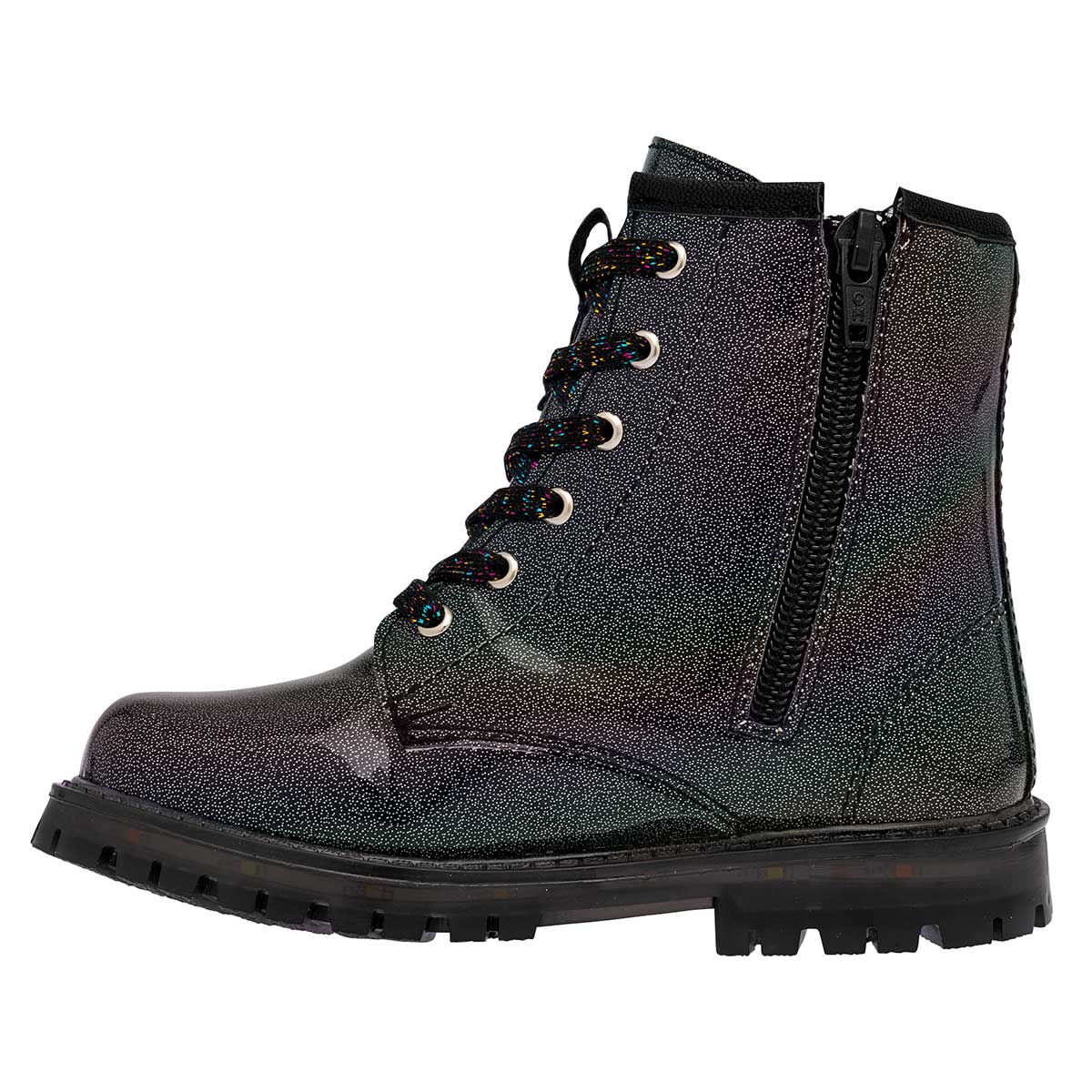 Bota con luces para niña. marca Celex Negro cod. 118556