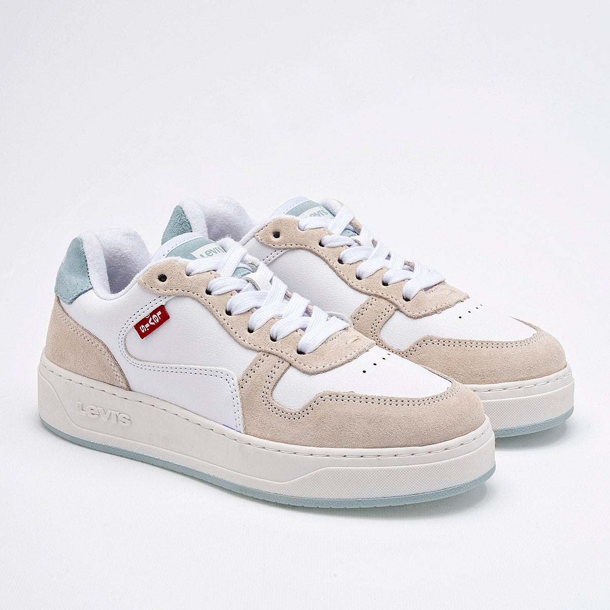 Tenis para mujer marca Levi's Blanco cod. 118675