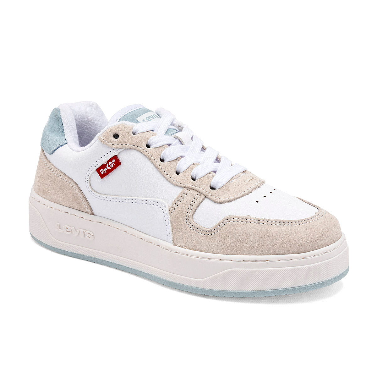 Tenis para mujer marca Levi's Blanco cod. 118675