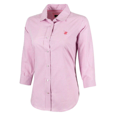 Blusa marga larga York Shire Polo Club para mujer