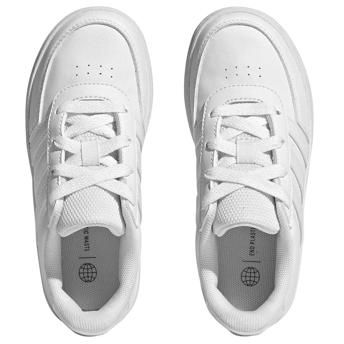 Tenis escolar para joven Breaknet 2.0 K marca Adidas Blanco cod. 119070