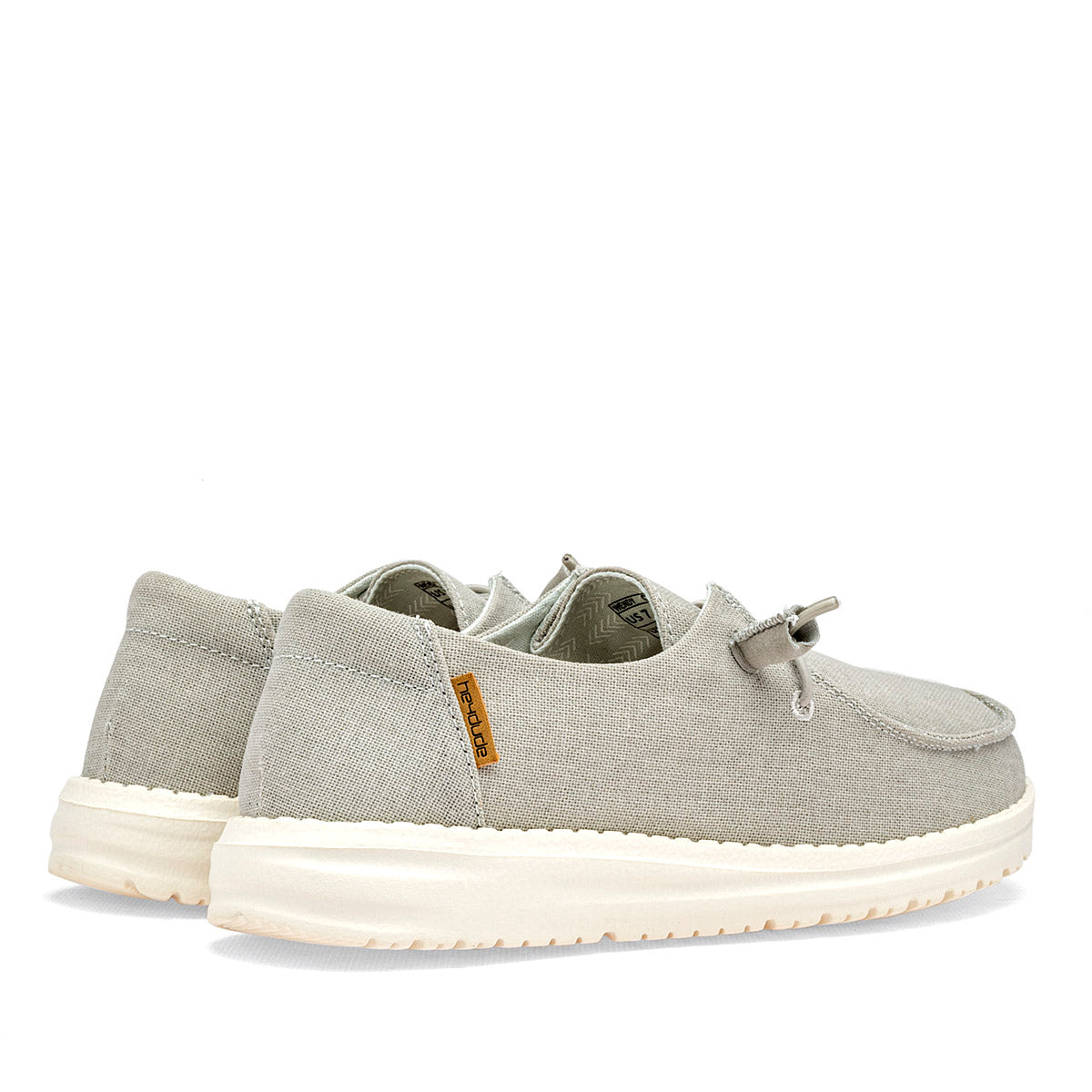 Zapato slip-on Wendy Chambray para joven marca Hey Dude Gris cod. 119971