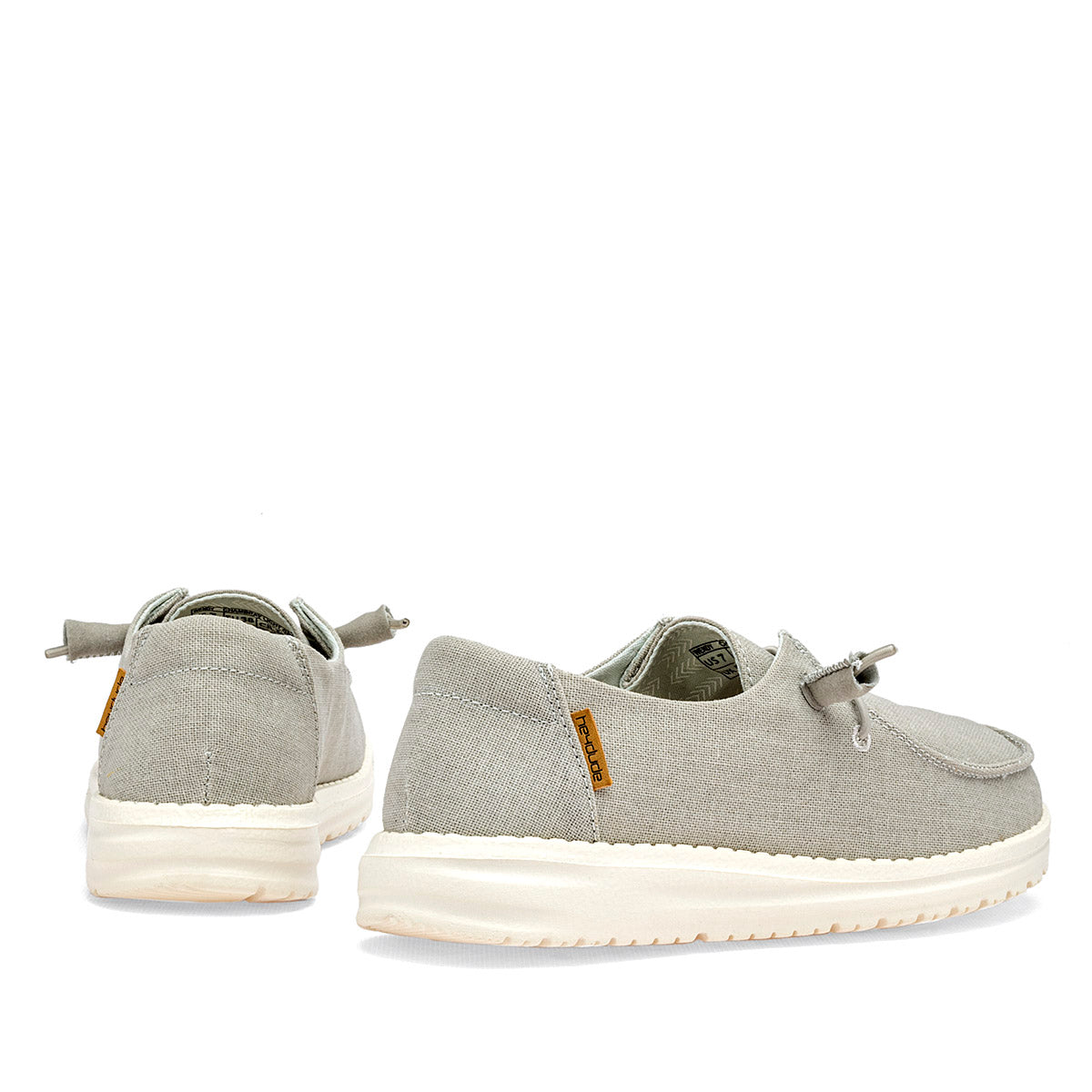 Zapato slip-on Wendy Chambray para joven marca Hey Dude Gris cod. 119971