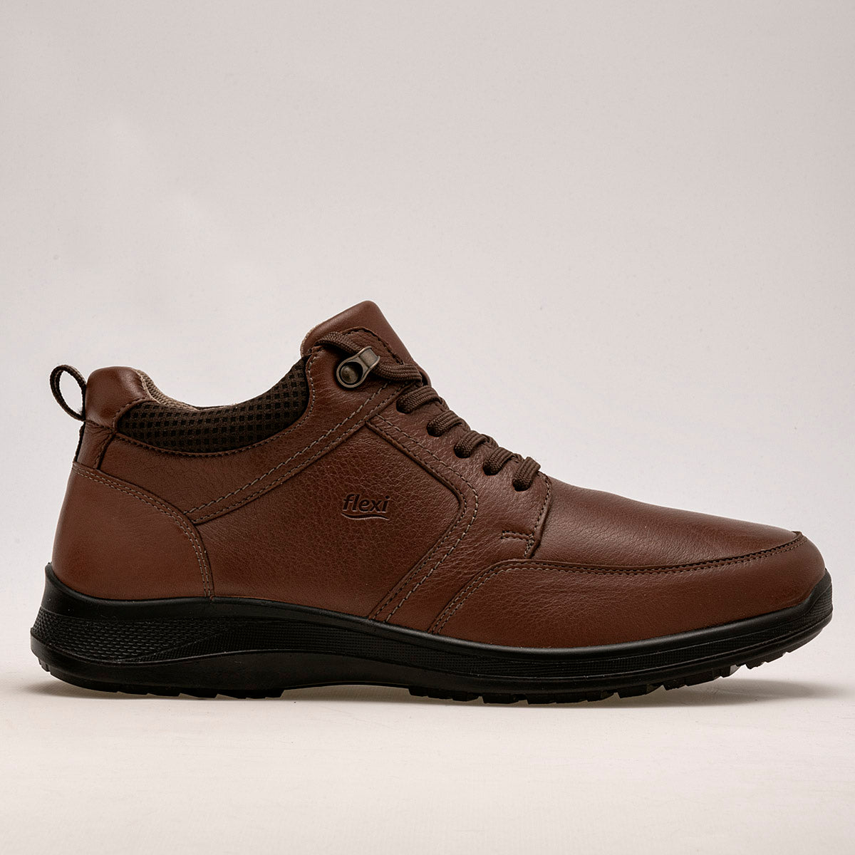 Botin de piel para hombre marca Flexi Camel cod. 120505