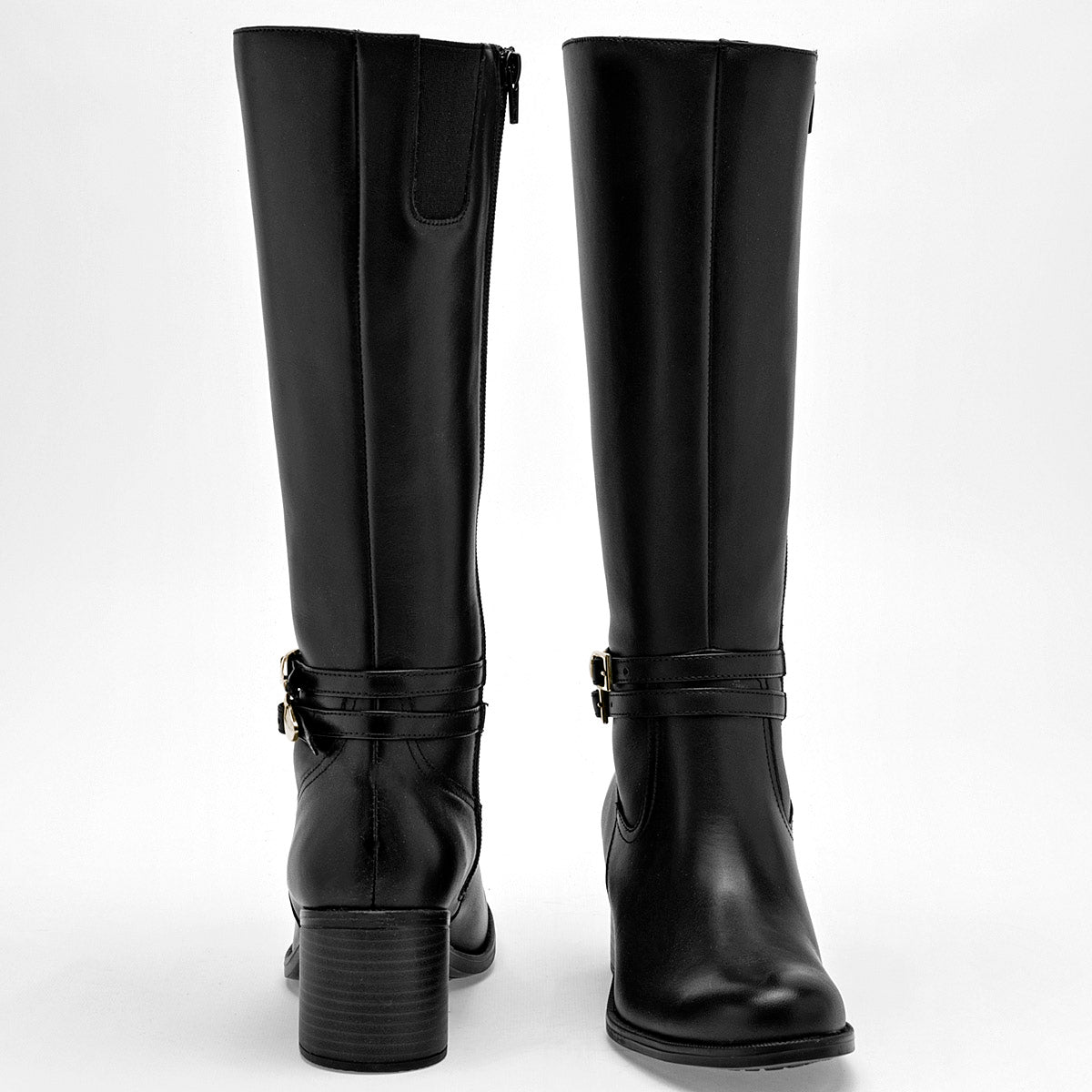 Bota de piel para mujer marca Flexi Negro cod. 120530