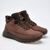 Bota de piel para hombre marca Flexi Camel cod. 120581