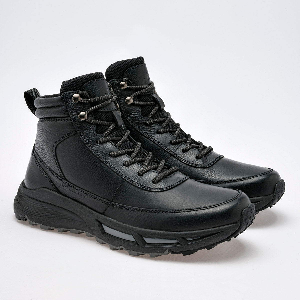 Bota de piel para hombre marca Flexi Negro cod. 120589