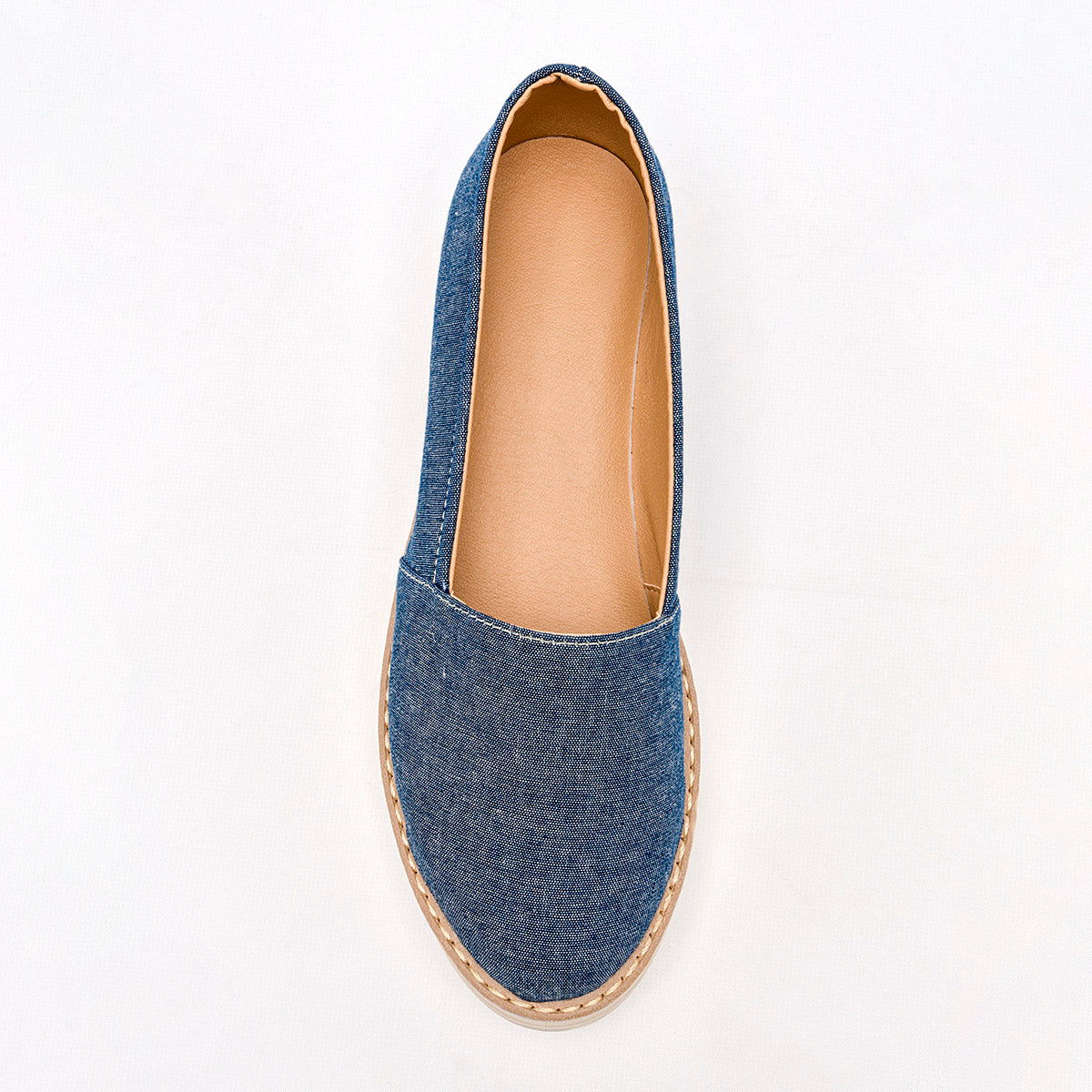 Zapato casual para mujer marca Angela Dinara Azul cod. 120636