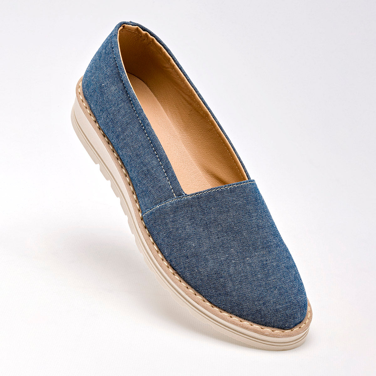 Pakar.com  | 🎄 Regalos de navidad y fin de año | Zapato casual para mujer marca Angela Dinara Azul cod. 120636