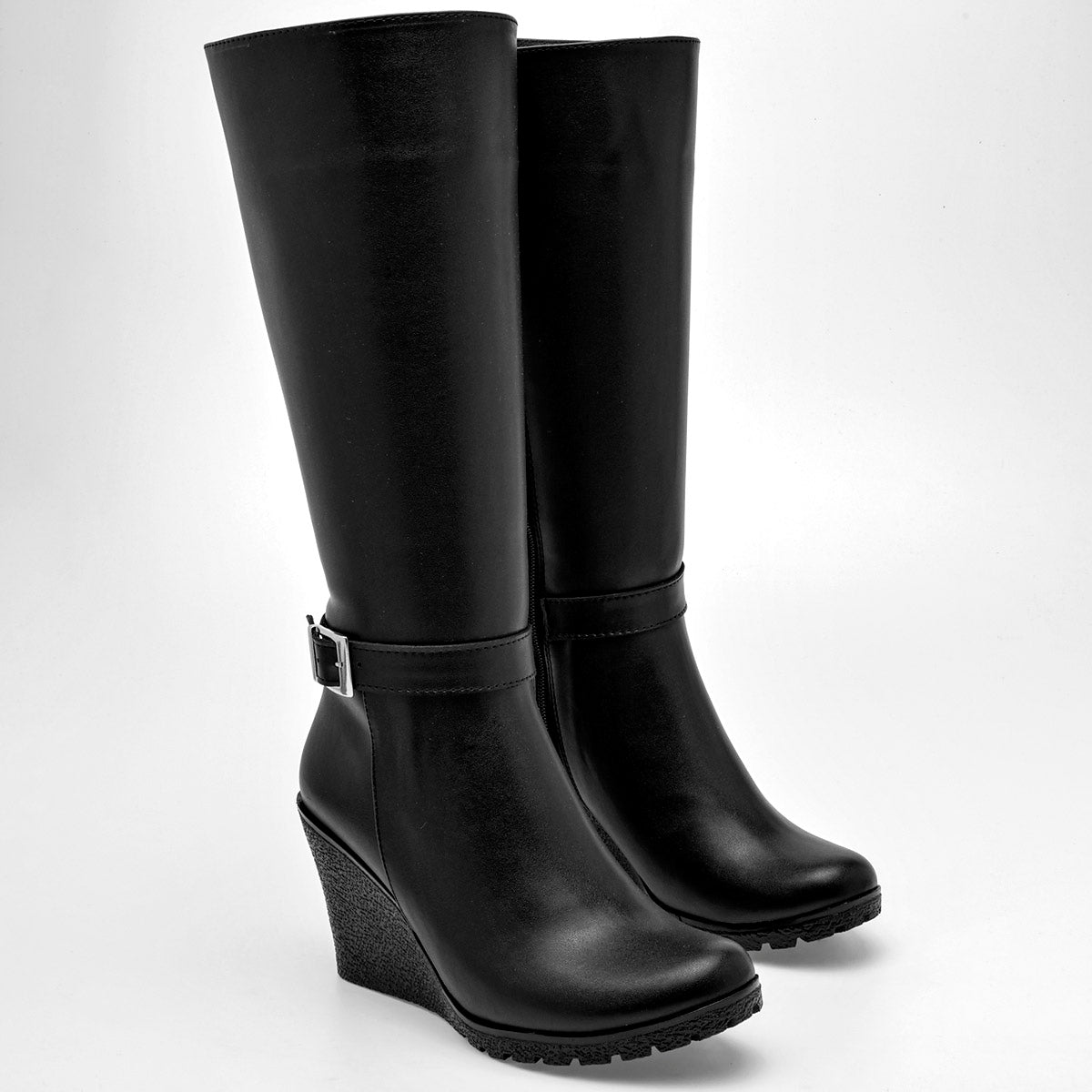 Bota caña larga para mujer marca Catalina Negro cod. 120690