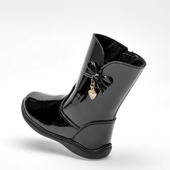 Bota de charol para bebé niña