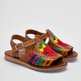 Pakar.com | Tienda online | Calzado Escolar | Sandalia de piel Vielka Mora Tierra para niña | Regreso a clases | Vacaciones de Verano