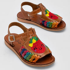 Sandalia de piel Vielka Mora Tierra para niña