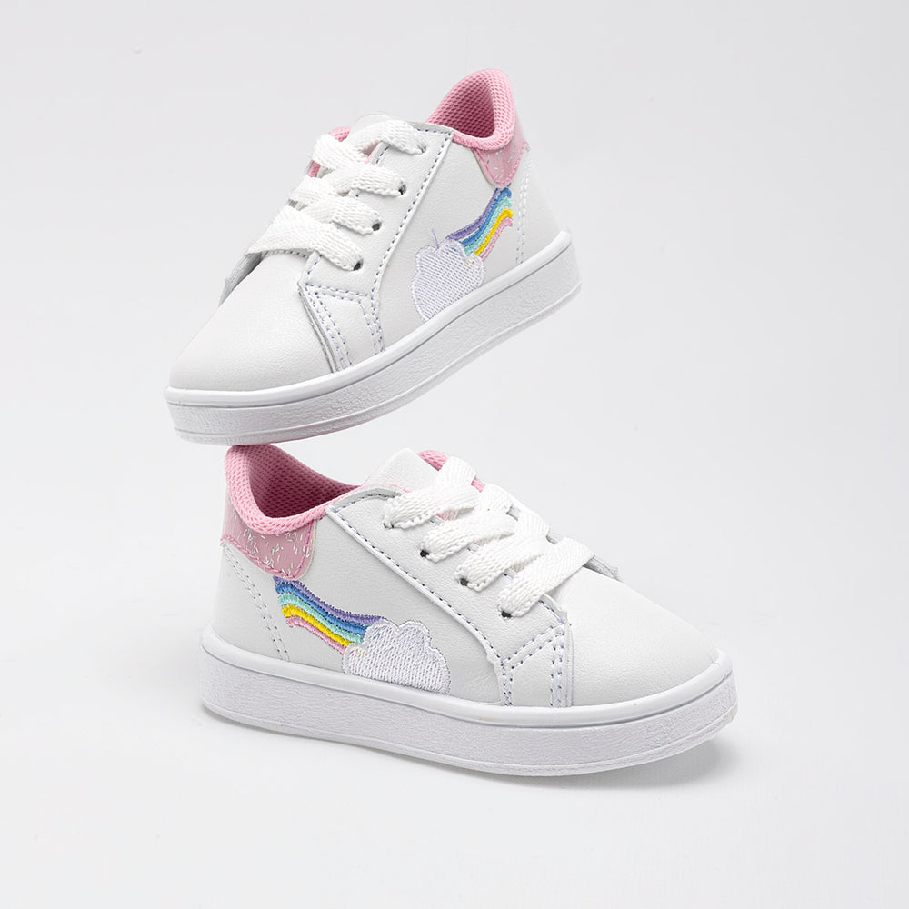 Tenis urbanos para niña Bebé marca Kids Vane Blanco