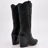 Bota vaquera para mujer marca Kiut Negro cod. 120799