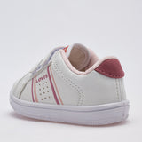 Tenis escolar para bebé niña marca Levi's Blanco cod. 120838