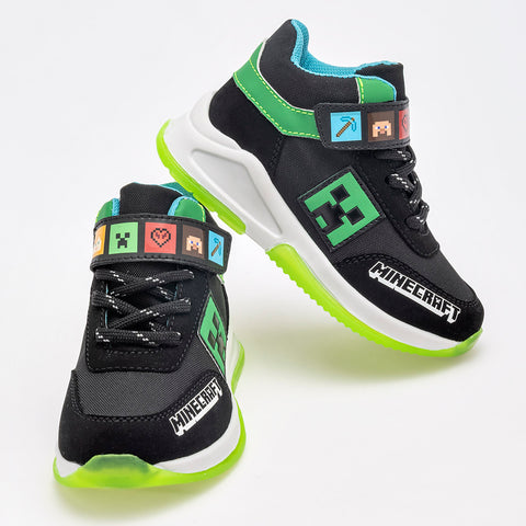 Tenis urbanos Minecraft para niño preescolar
