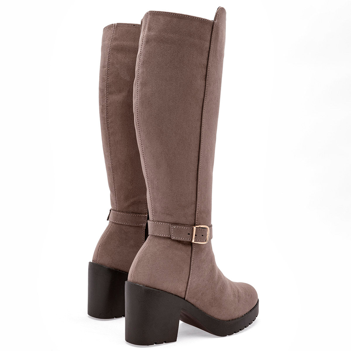 Bota de caña larga para mujer marca Taguesi Beige cod. 120967