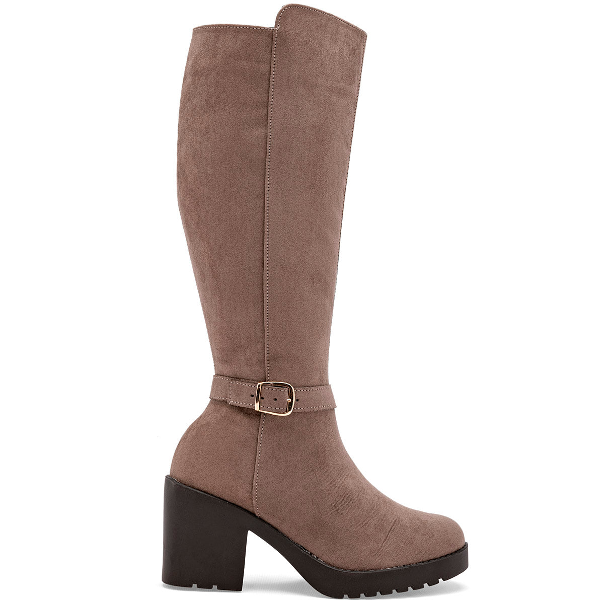 Bota de caña larga para mujer marca Taguesi Beige cod. 120967