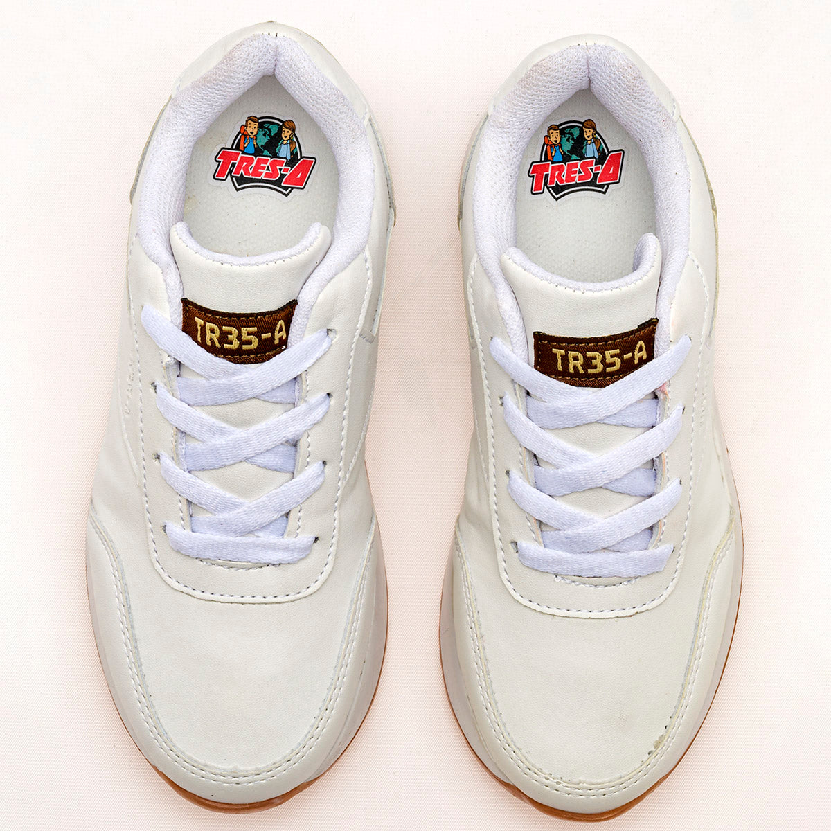 Pakar.com | Tienda online - Tenis escolar bebé niño marca Tres-A Blanco cod. 121133-1