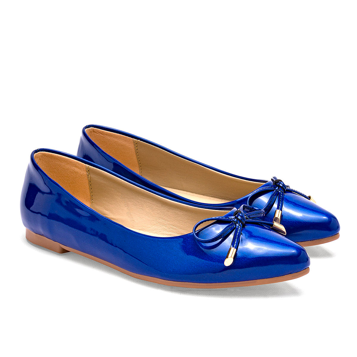 Balerina de charol para mujer marca Been Class Azul cod. 121186