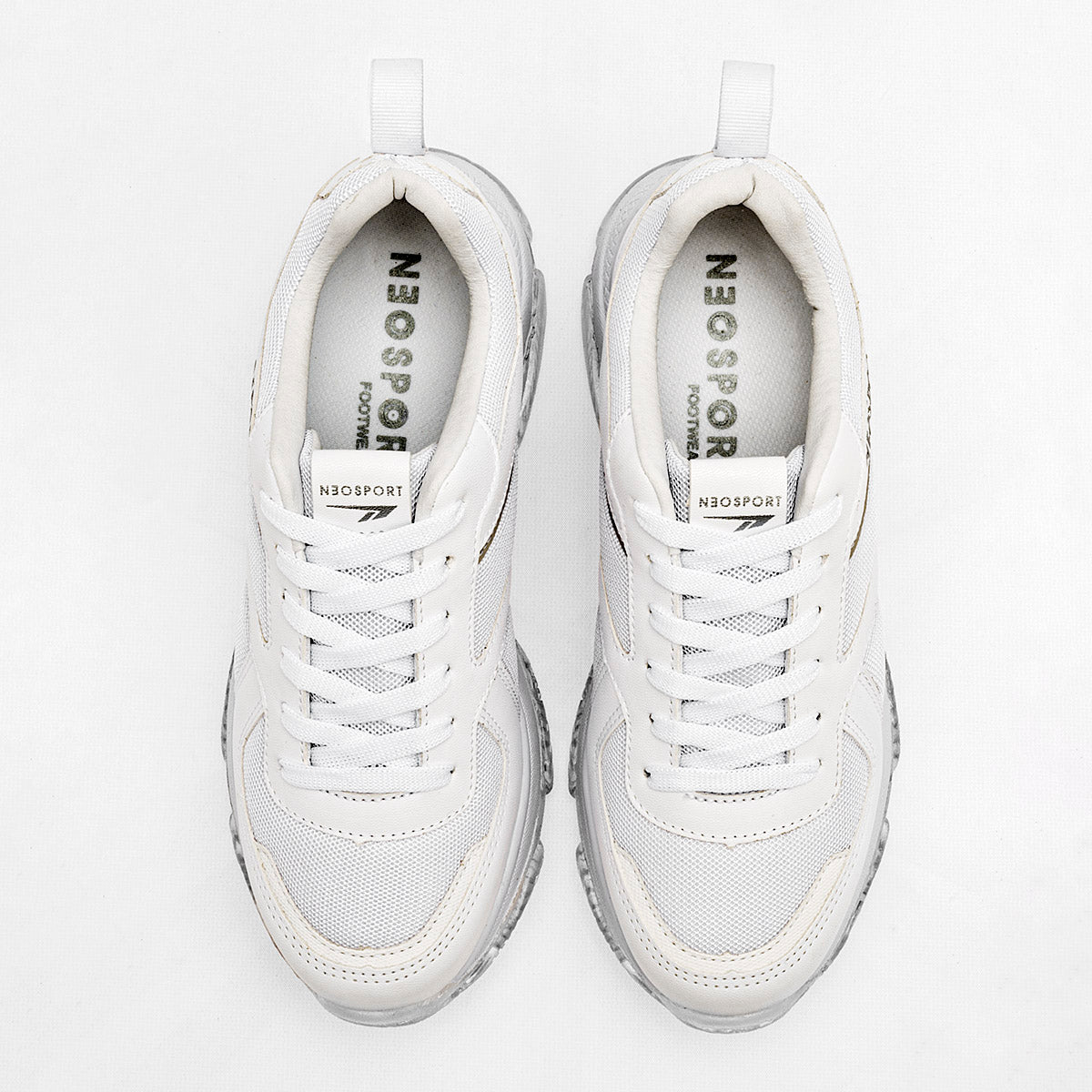 Tenis escolar para joven marca Neosport Blanco cod. 121377