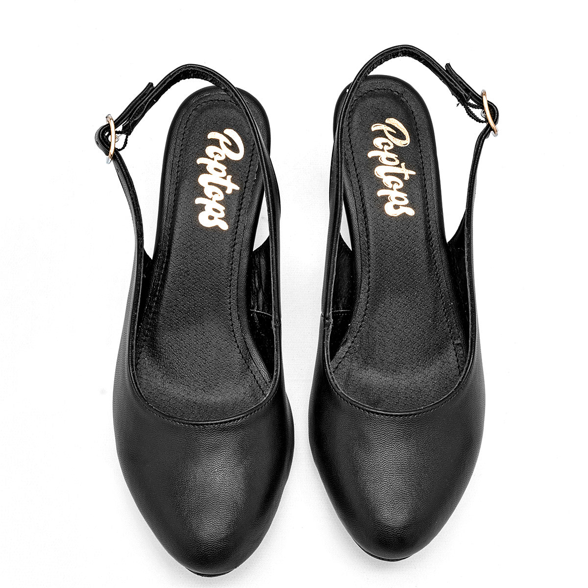 Zapatilla para mujer marca Poptops Negro cod. 121857