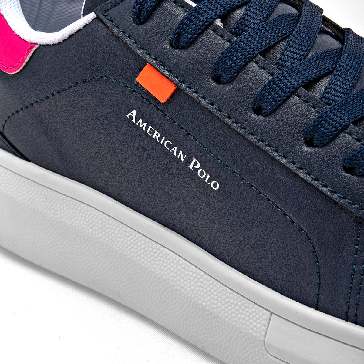 Tenis urbano para mujer marca American Polo Azul Marino cod. 121863