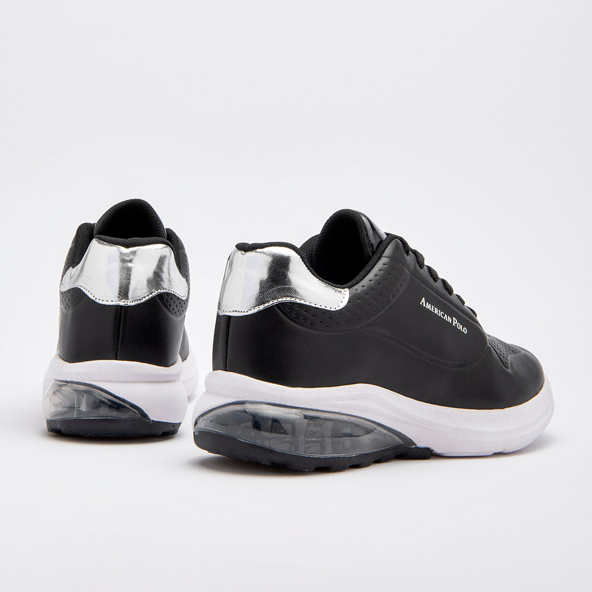 Tenis urbano para mujer marca American Polo Negro cod. 122068