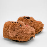 Pantufla con diseño de perrito Unisex marca Parvus Beige cod. 122327