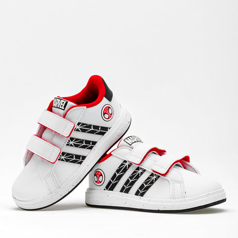 Tenis urbano spiderman Grand Court Adidas para Niño preescolar