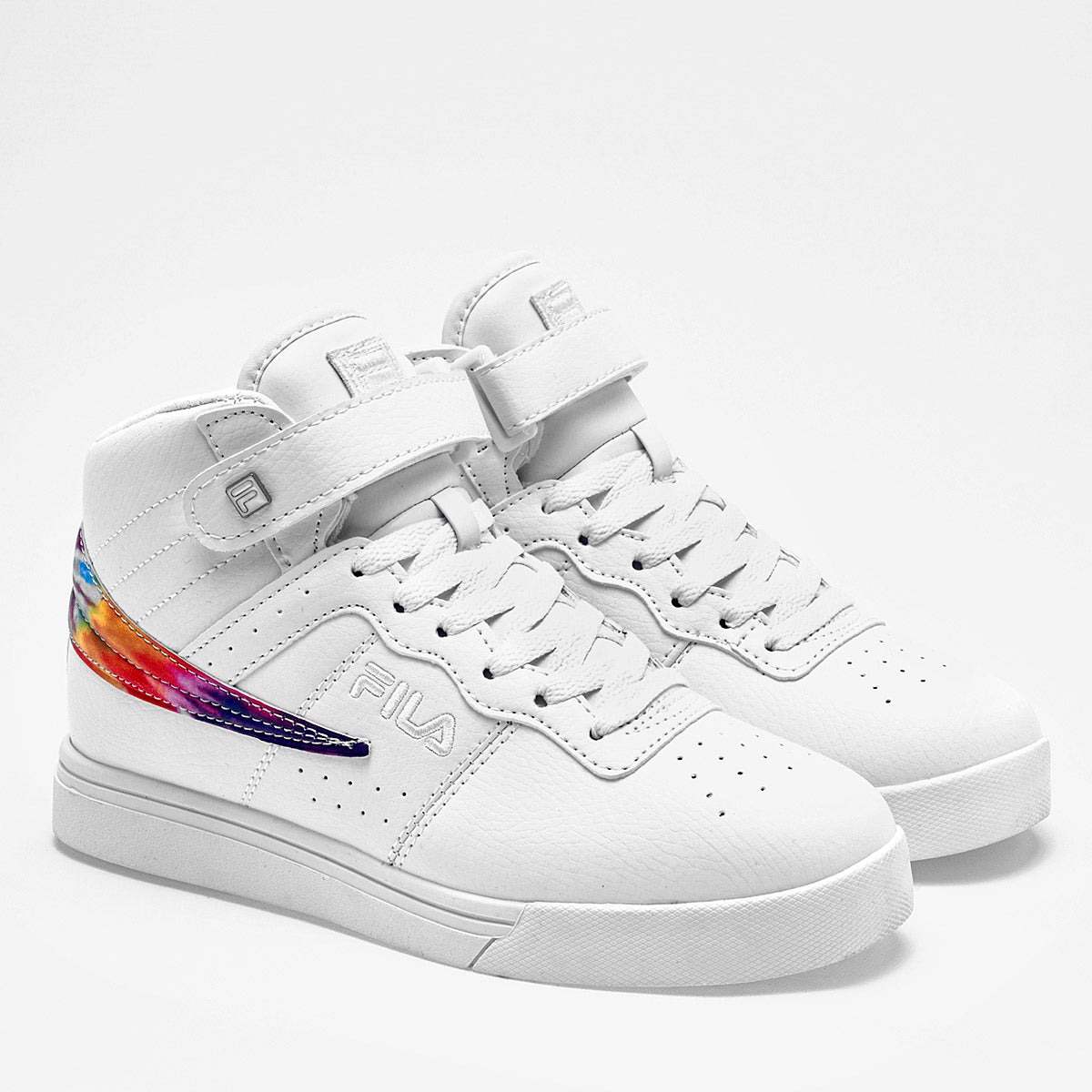 Tenis escolar para joven Vulc 13 Tie Dye Flag para joven marca Fila Blanco cod. 122695