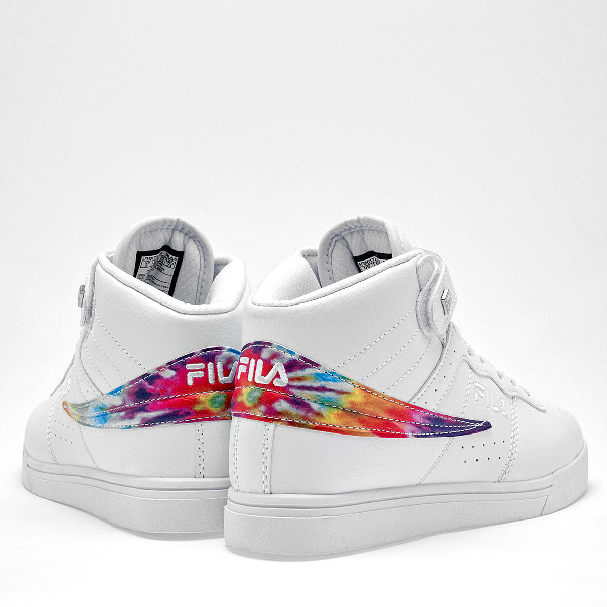 Tenis escolar para joven Vulc 13 Tie Dye Flag para joven marca Fila Blanco cod. 122695