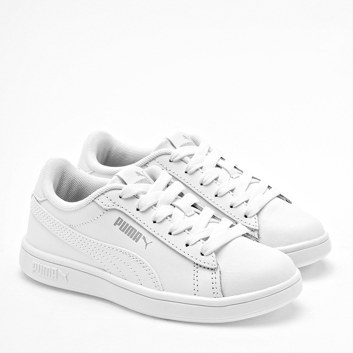 Tenis Puma Smash 3.0 L PS para Niño marca Puma Blanco cod. 123283