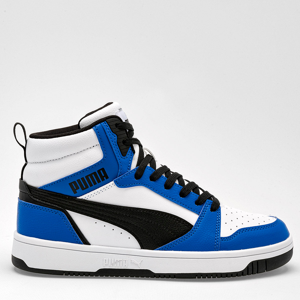 Pakar.com | Tienda online | Calzado Escolar | Tenis urbano tipo botín Rebound v6 Mid Jr Puma para hombre | Regreso a clases | Vacaciones de Verano