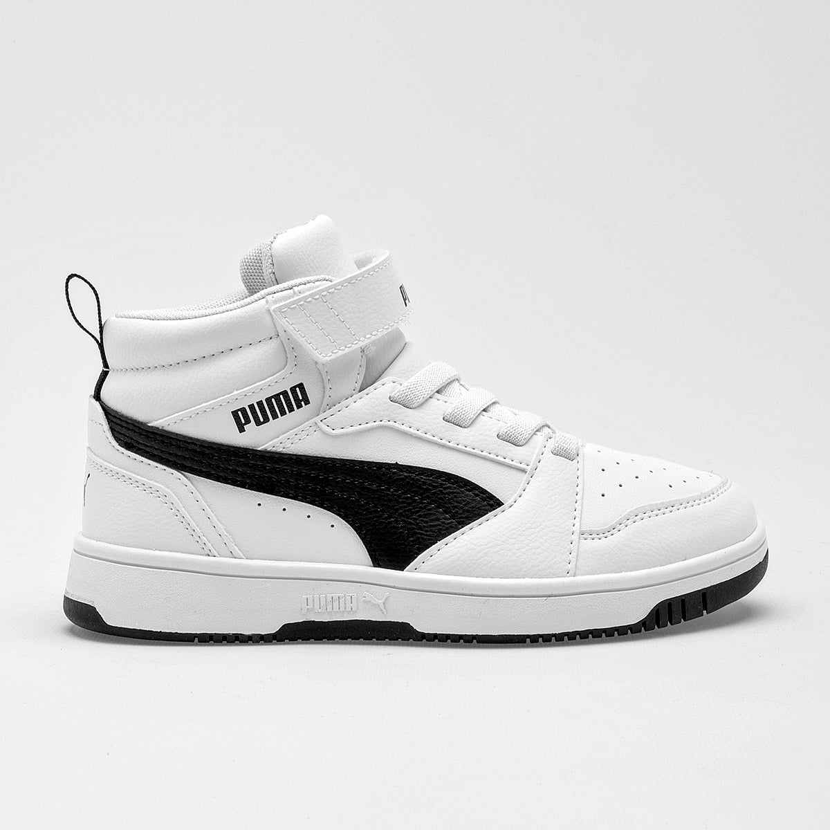 Pakar.com | Tienda online | Calzado Escolar | Tenis urbano tipo botín Rebound v6 Mid AC+ PS Puma para niño | Regreso a clases | Vacaciones de Verano