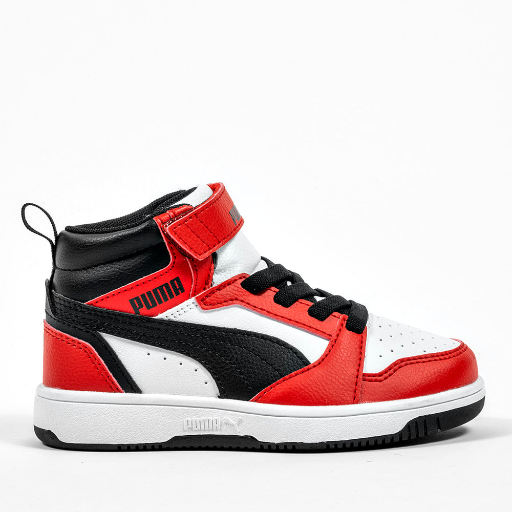 Pakar.com | Tienda online | Calzado Escolar | Tenis urbano tipo Botín Rebound v6 Mid AC+ PS Puma para Niño | Regreso a clases | Vacaciones de Verano