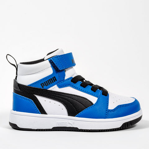 Tenis urbano tipo Botín Rebound v6 Mid AC + PS Puma para Niño