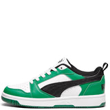 Tenis Puma Rebound v6 Lo Jr para Joven marca Puma Verde cod. 123357