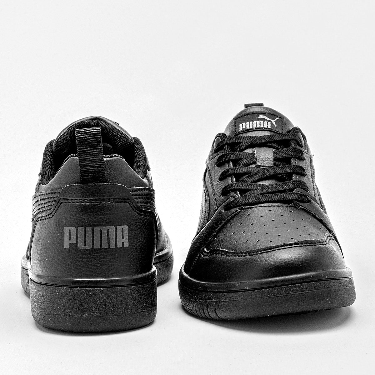 Tenis escolar para Niño Puma Rebound v6 Lo PS marca Puma Negro cod. 123362