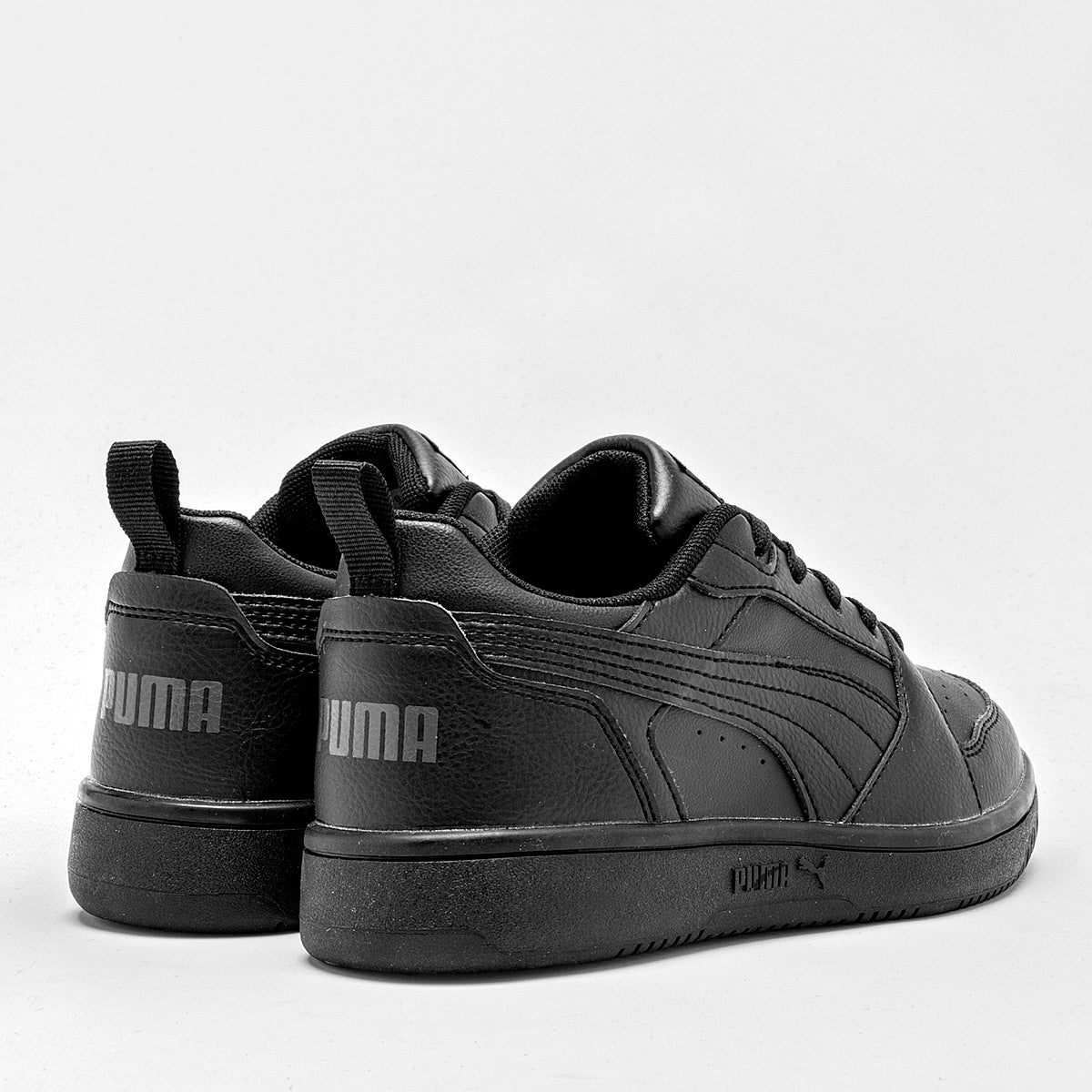 Tenis escolar para Niño Puma Rebound v6 Lo PS marca Puma Negro cod. 123362